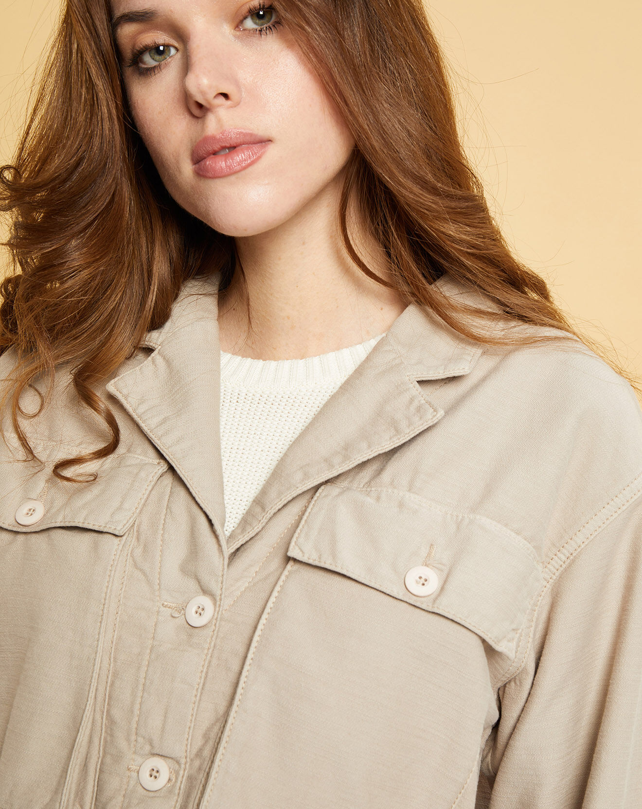 Acquaverde Veste Gabardine Ashley beige
