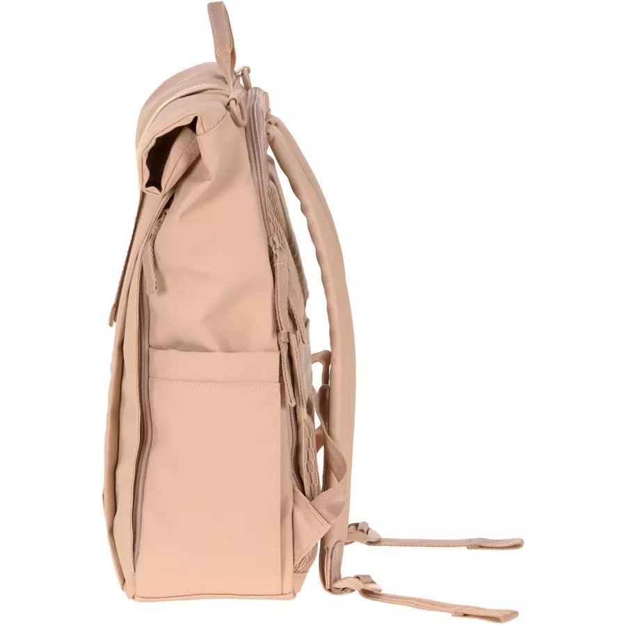 LÄSSIG Wickelrucksack Rolltop Up Backpack peach rose