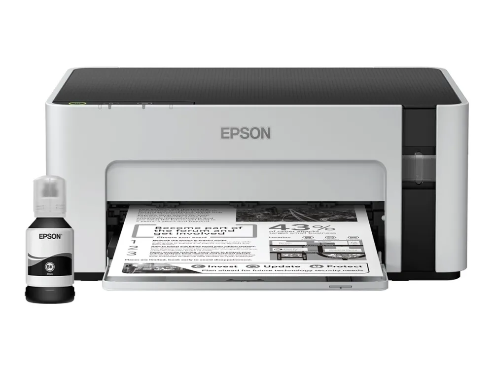 Epson EcoTank ET-M1100 - Printer - S/H - blækprinter - kan genopfyldes - A4/Legal - 1440 x 720 dpi - op til 15 spm - kapacitet: 150 ark - USB 2.0
