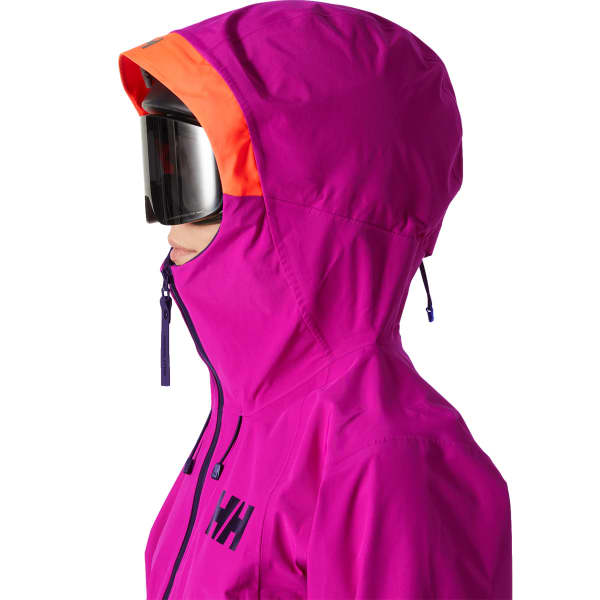 Veste de ski HELLY HANSEN W SOGN SHELL JACKET MAGENTA 2.0