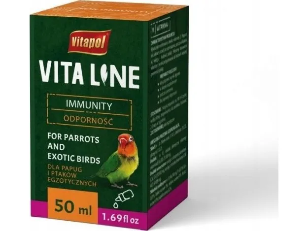 Vitapol Vitaline for immunity til eksotiske fugle 50ml