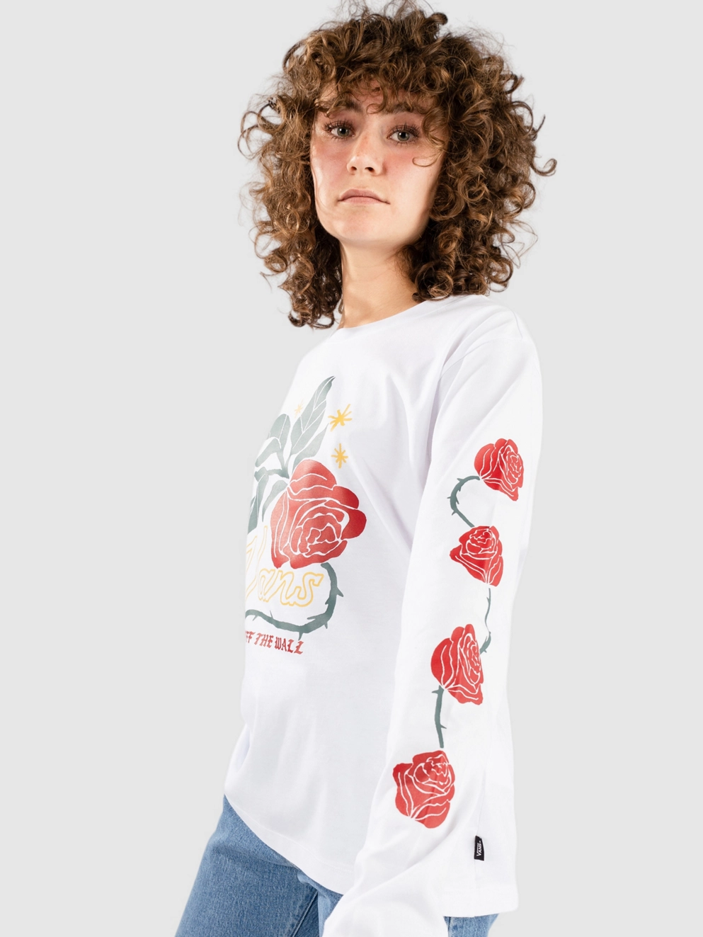 Vans Thorned Bff Long Sleeve T-Shirt white