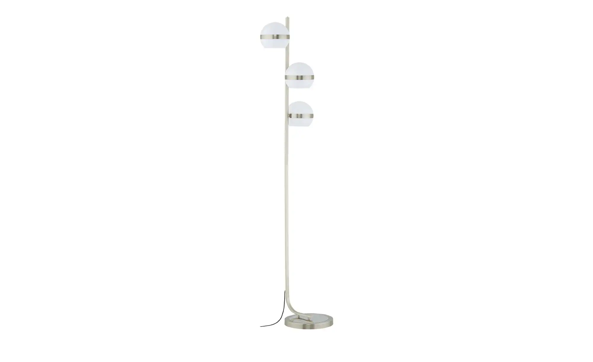 KHG LED-Stehleuchte, 3-flammig, Nickel-matt