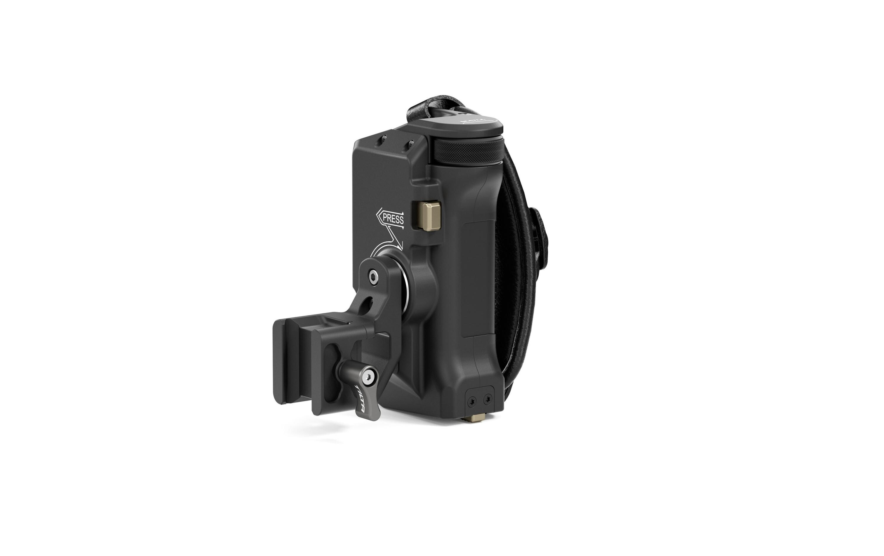 Left Side Advanced Focus Handle Type VI - Schwarz<br>Wird an der linken Seite der Tiltaing-Kamerakäfige befestigt