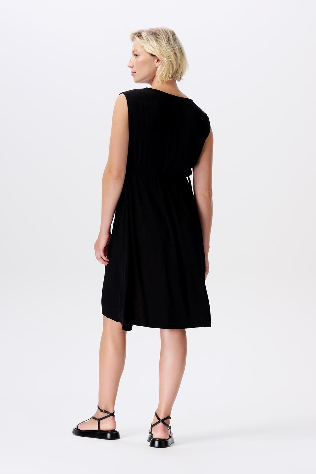 Noppies Maternity Jurk met voedingsfunctie Han - Black