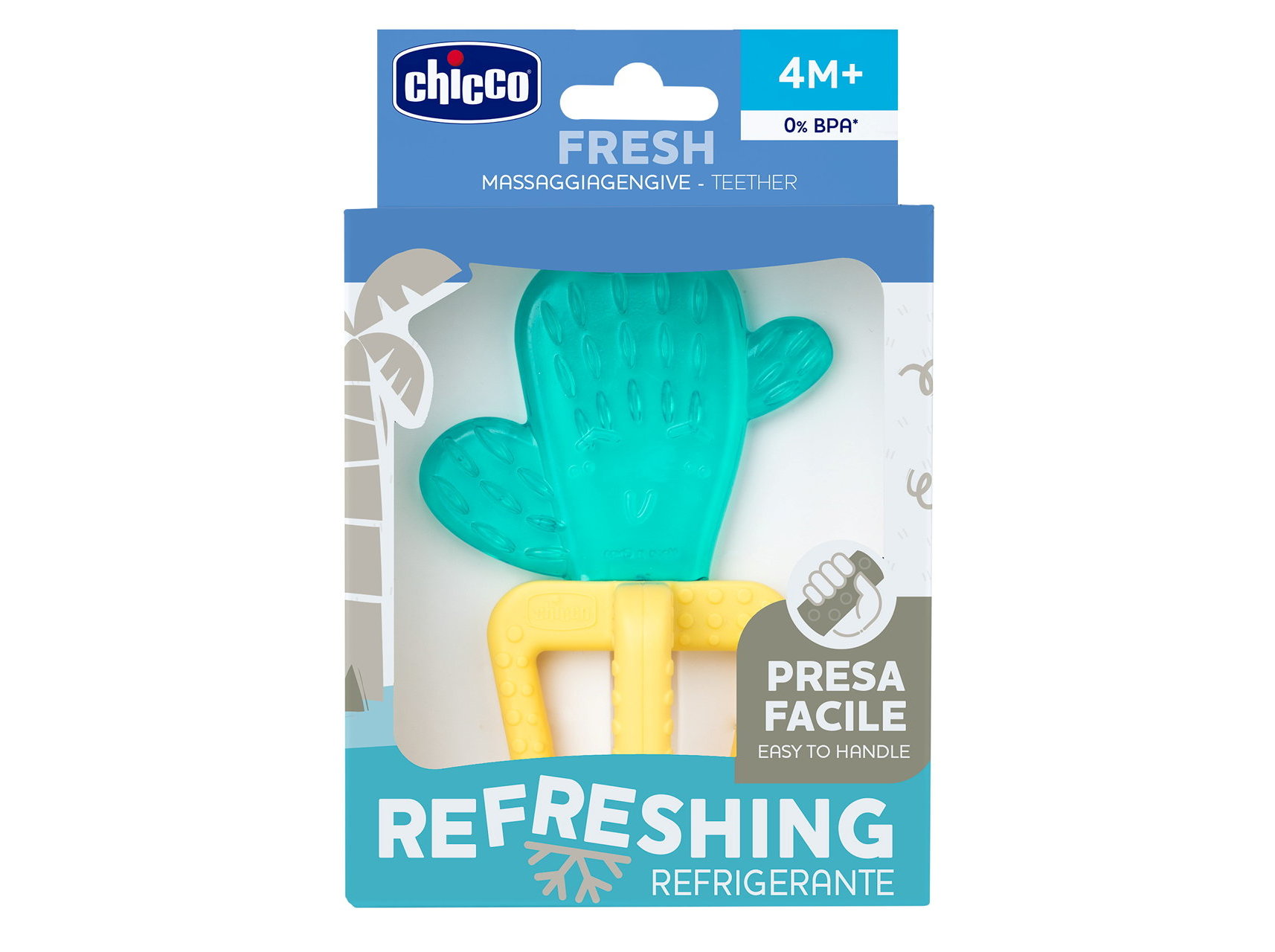 ANEL DENTIÇAO CHICCO CACTO 4M