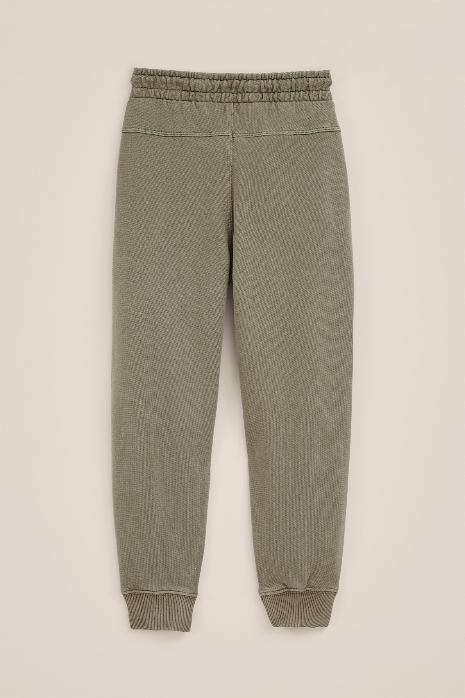 Jongens jogging broek met opdruk Blue Ridge Legergroen