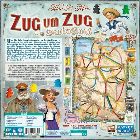 Days of Wonder Zug um Zug Deutschland (Neuauflage inkl. 