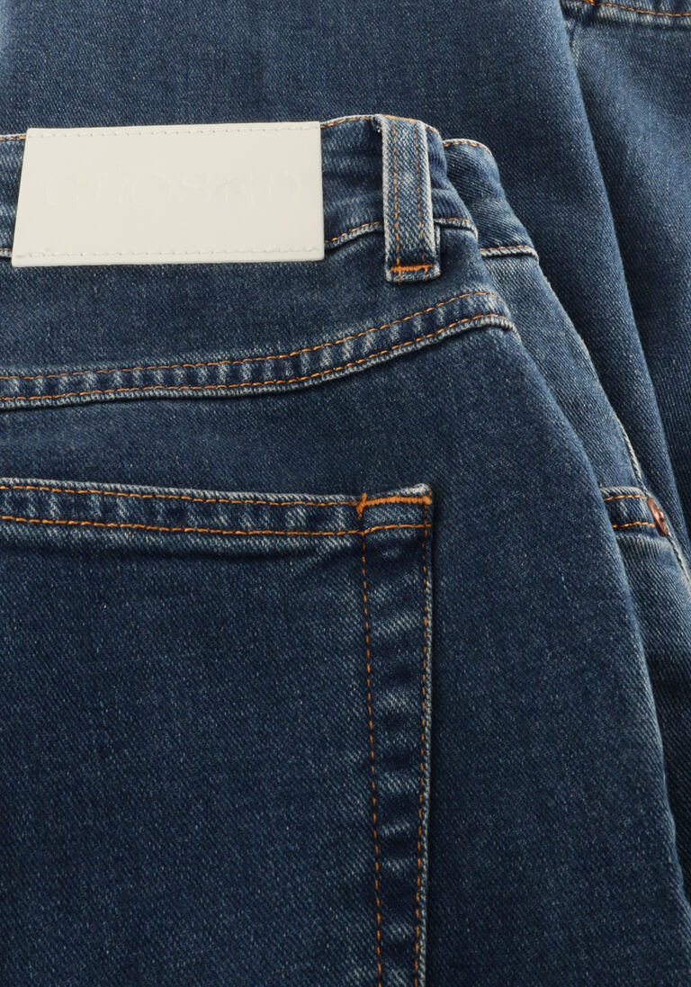 blauwe closed straight leg jeans junna