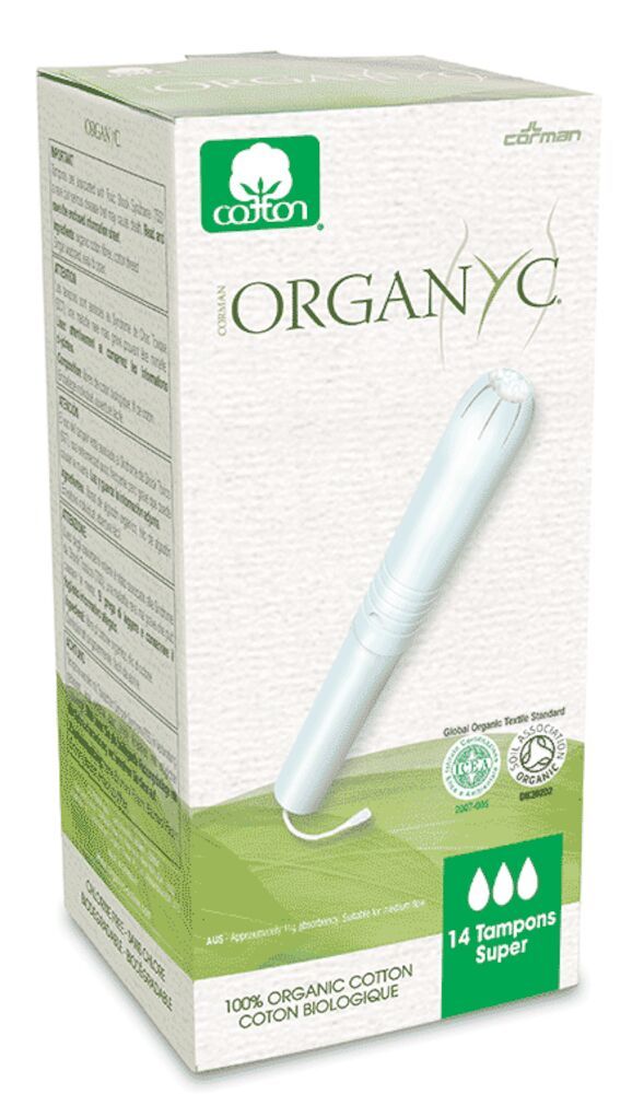 Organyc Tampong med applikator Super