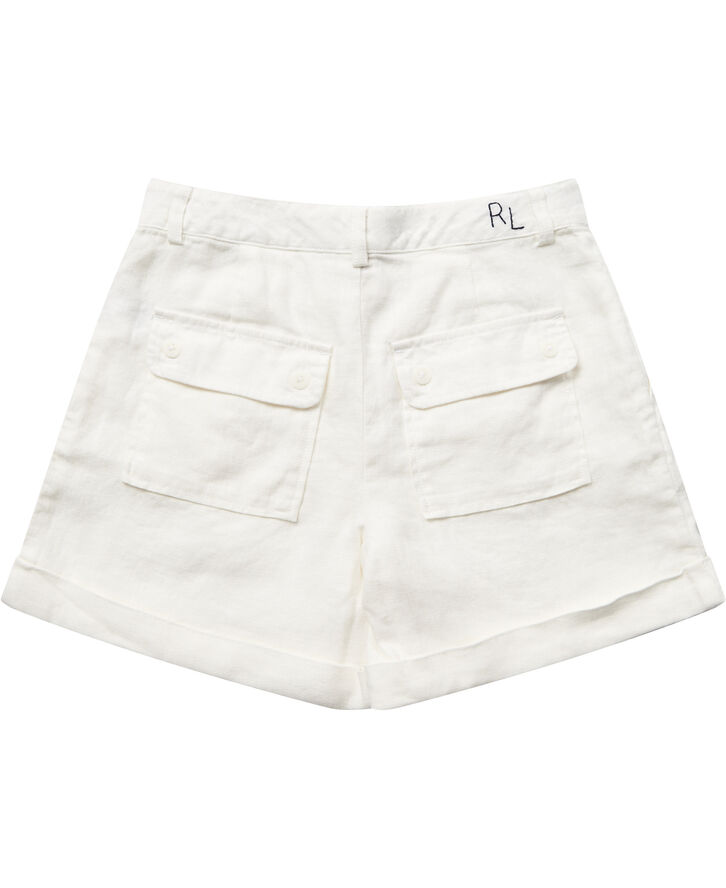 Polo Ralph Lauren Pleated Linen Short 2wh6