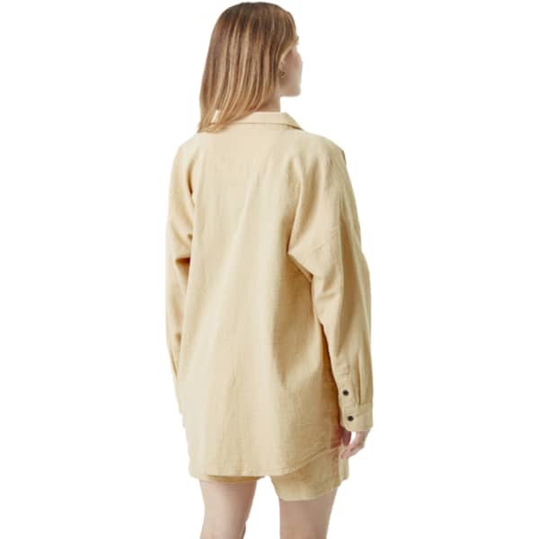 Chemise PICTURE FLAROS SHIRT W WOOD ASH