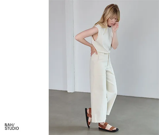 NAH/STUDIO Culotte | ungefärbte Baumwolle