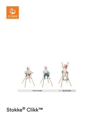 Stokke Clikk Matstol, Cloud Grey