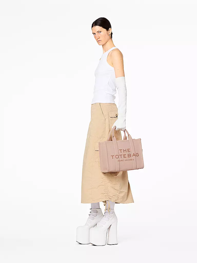 MARC JACOBS Ledertasche - Tote Bag  THE MEDIUM TOTE LEATHER rosa
