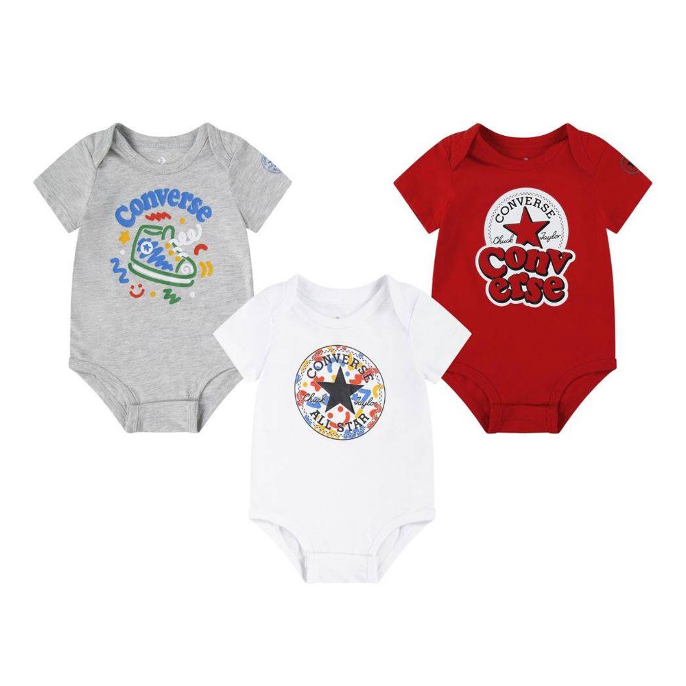 Converse X3 Body Rouge/Blanc/Gris Garçon Converse Squiggle