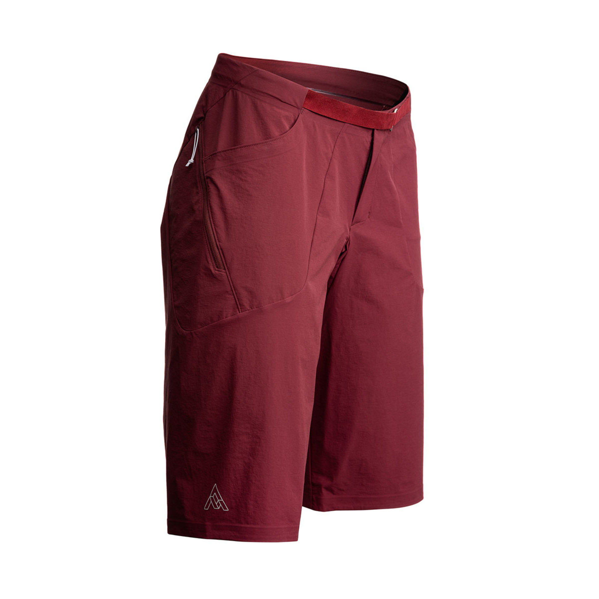 7mesh Glidepath MTB Fietsbroek Kort Donkerrood Dames