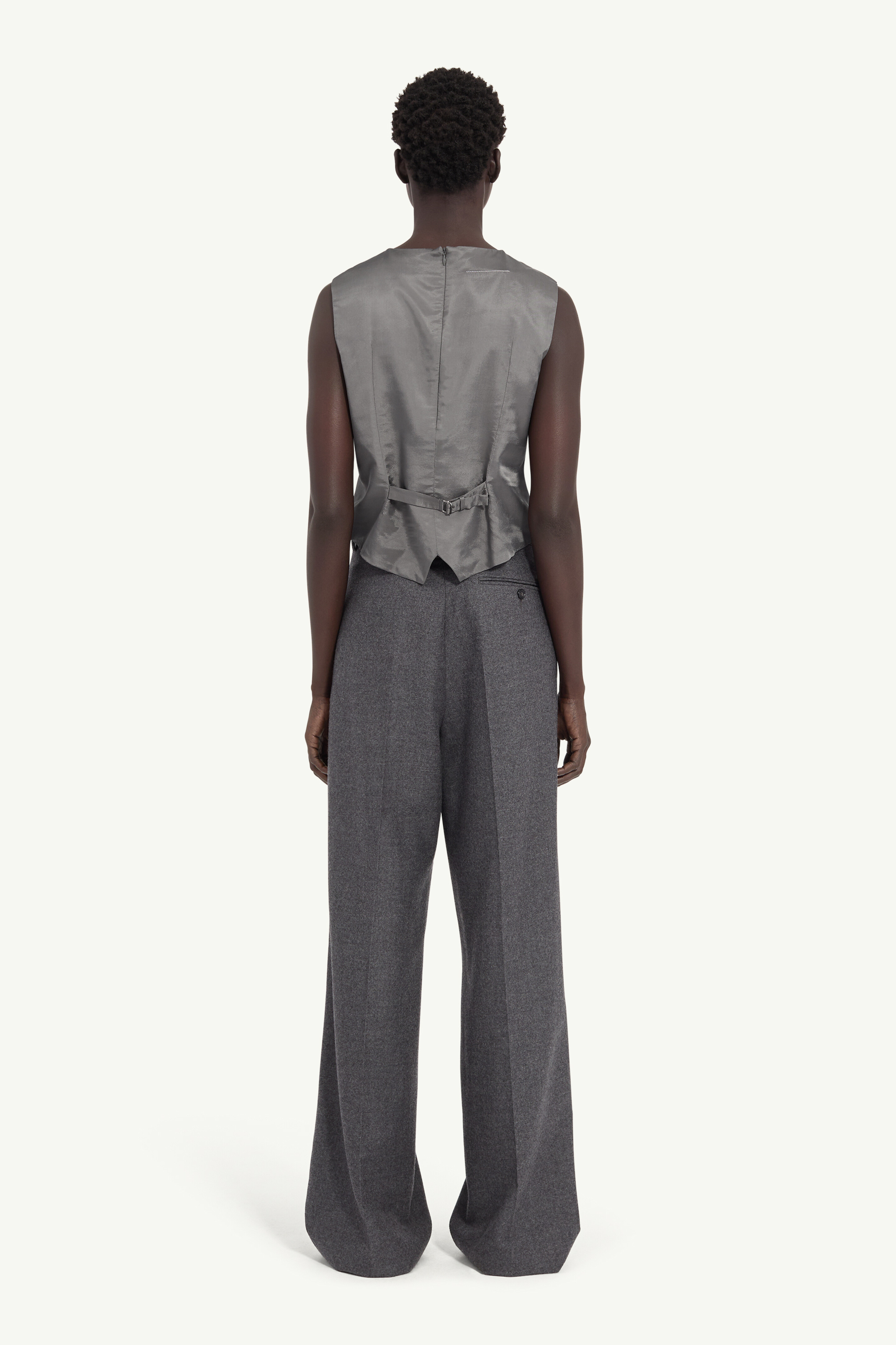 Gilet habillé en viscose pour femme | MM6