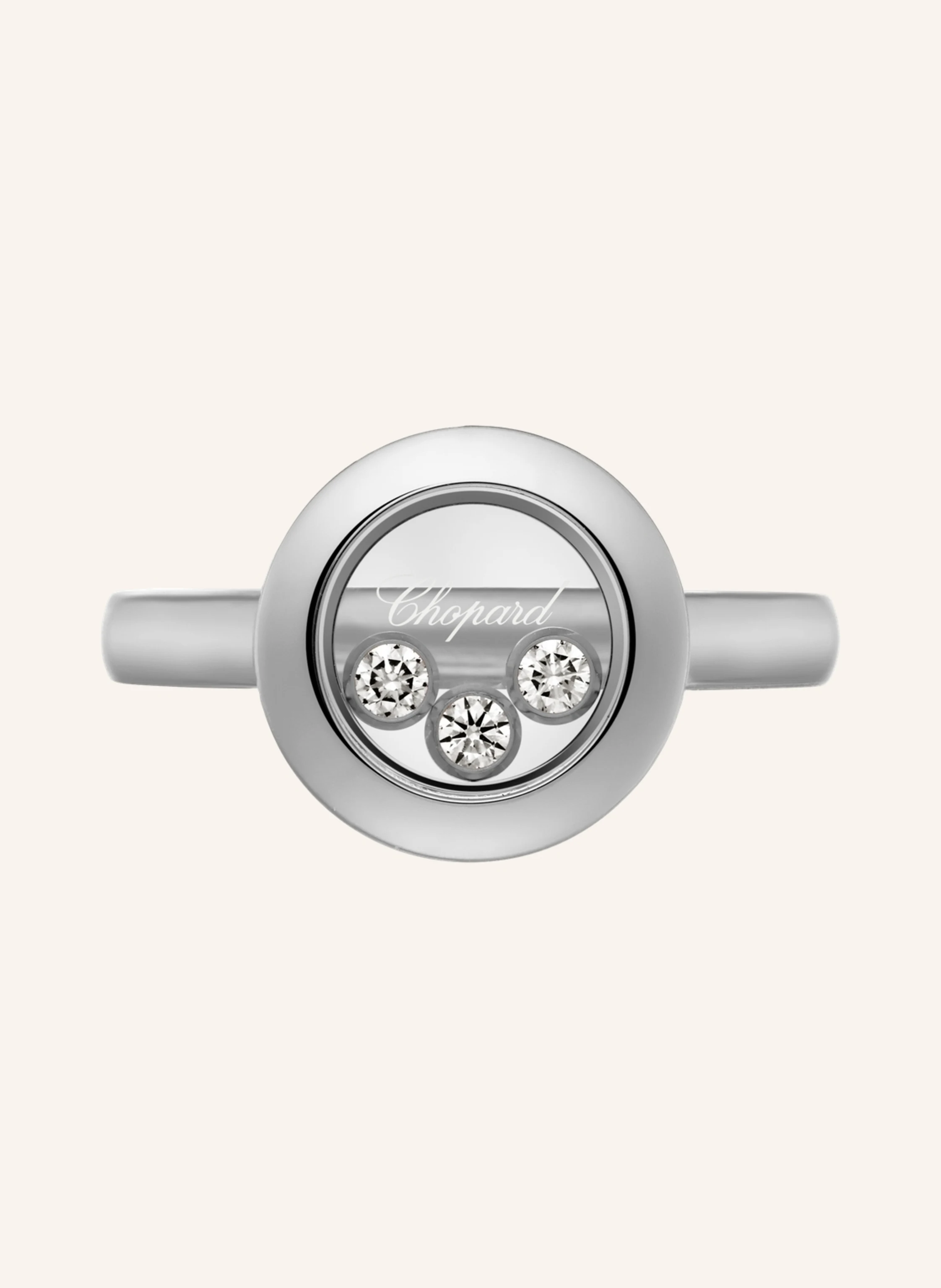Chopard Ring HAPPY DIAMONDS ICONS Ring aus 18 Karat Weißgold und Diamanten