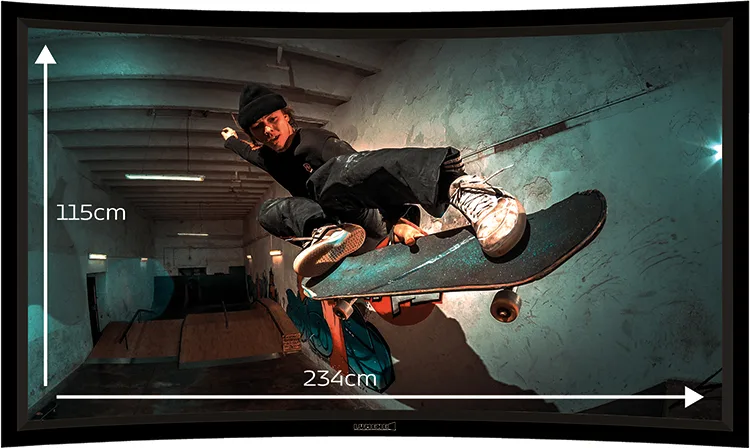 Lumene Movie Palace UHD 4K Curve 240C (16:9) Écrans de projection fixes