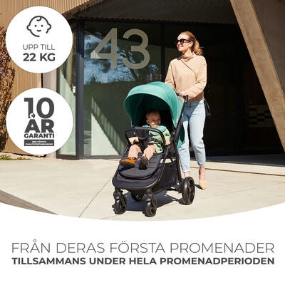 Kinderkraft RINE Sportsvogn, Classic Black