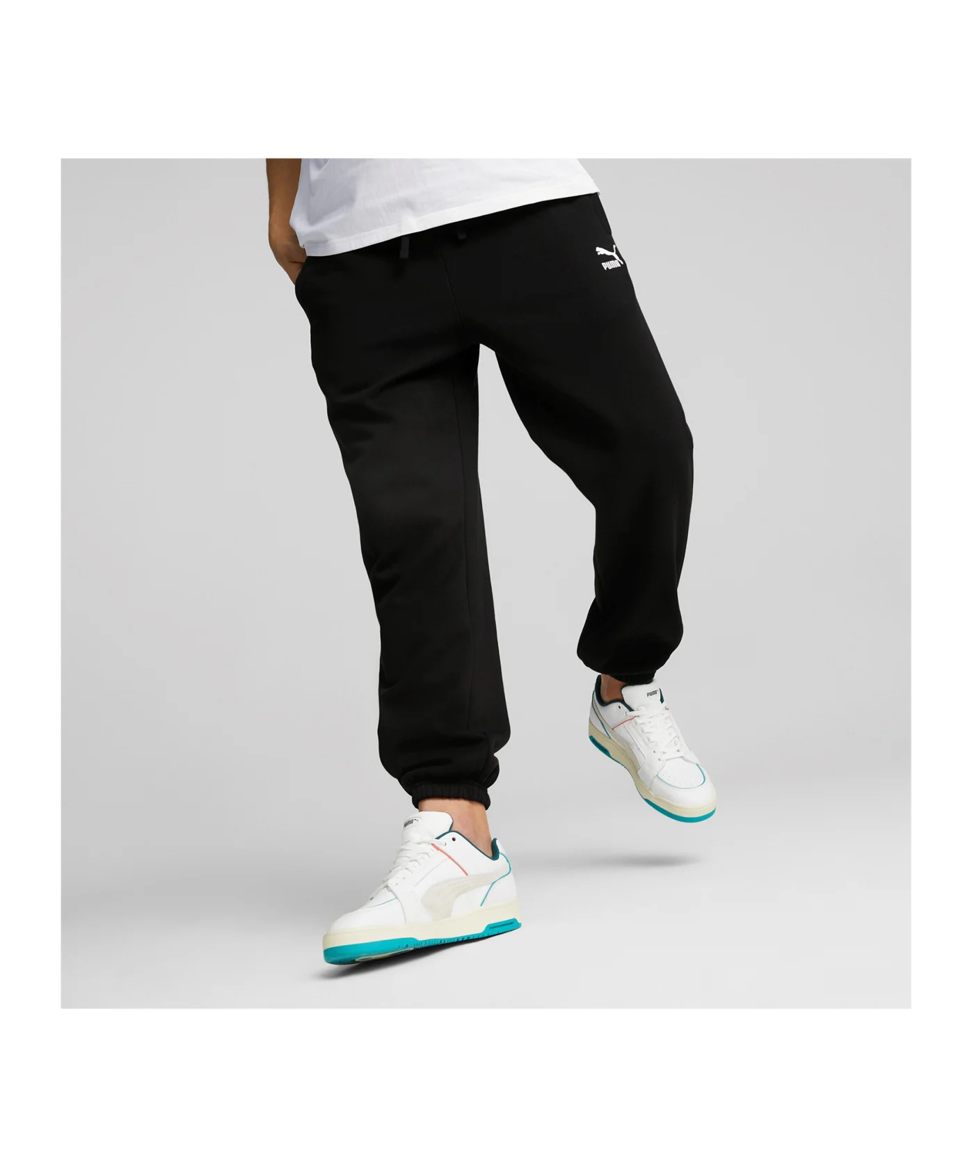 PUMA Classics Small Logo Jogginghose Schwarz F01