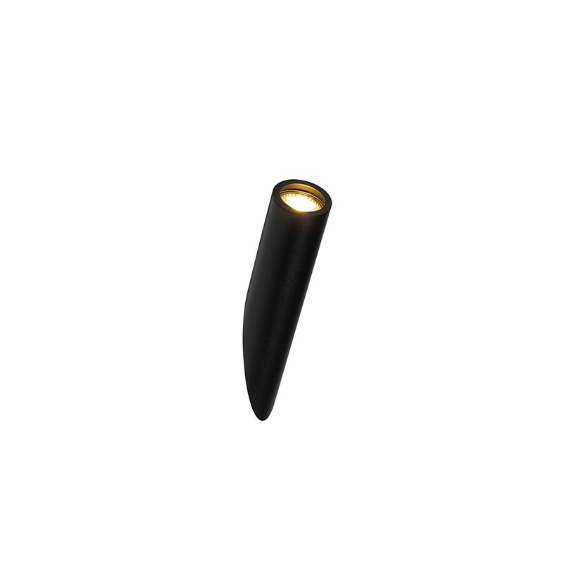 Moderne wandlamp zwart GU10 50mm - Slam