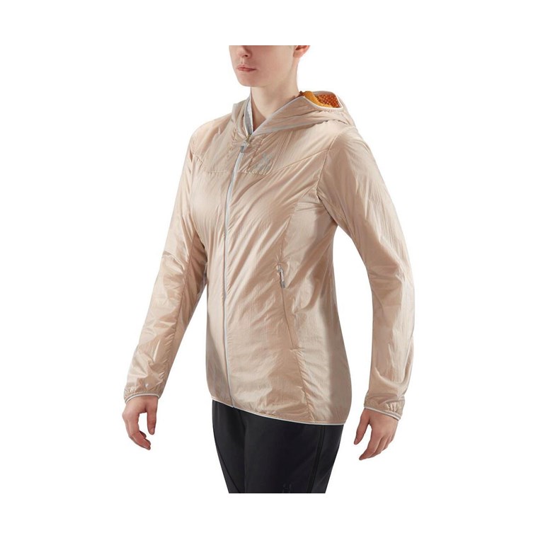 Haglöfs Aran Valley Jacket Women Haze/Desert Yellow