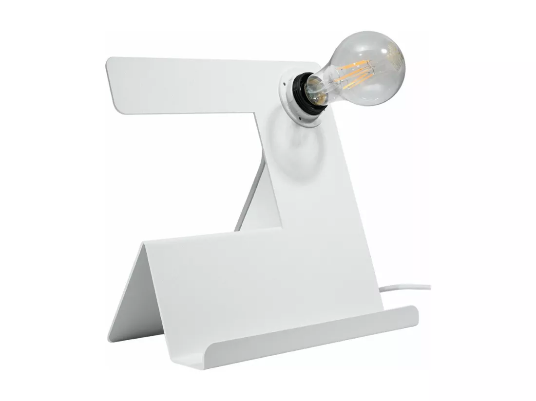 Lampe de table Inclina blanc