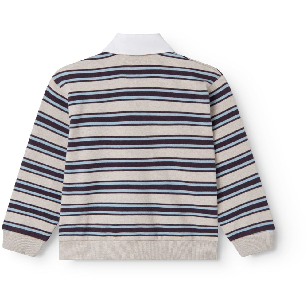 Køb MarMar Modal Sweat College Stripe Thanos Polo Bluse