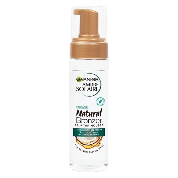 Garnier Ambre Solaire Natural Bronzer Self Tan Mousse 200 ml