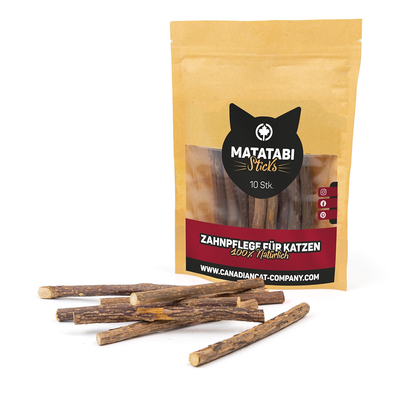 Canadian Cat Company Matatabi Sticks Zahnpflege für Katzen