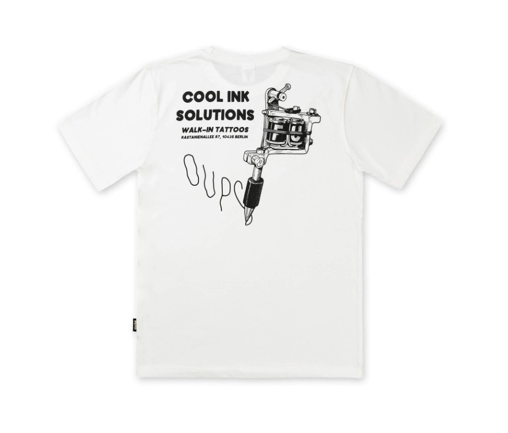 The Dudes Cool Ink T-Shirt Off White