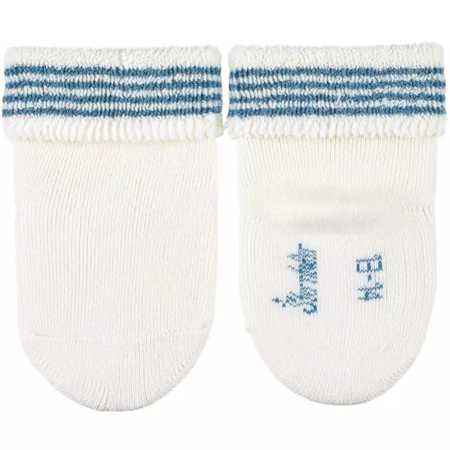 Sterntaler Baby-Socken 3er-Pack Nashorn mittelblau
