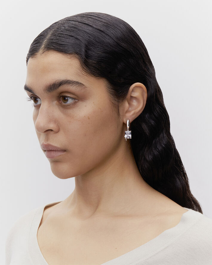 Maria Black Omotesando Cider Hoop Silver Silver