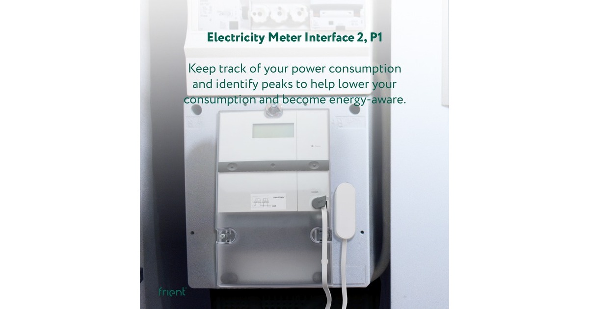 FrientElectricity Meter Interface 2, P1 energiebesparing  (Wit, Zigbee 3.0)