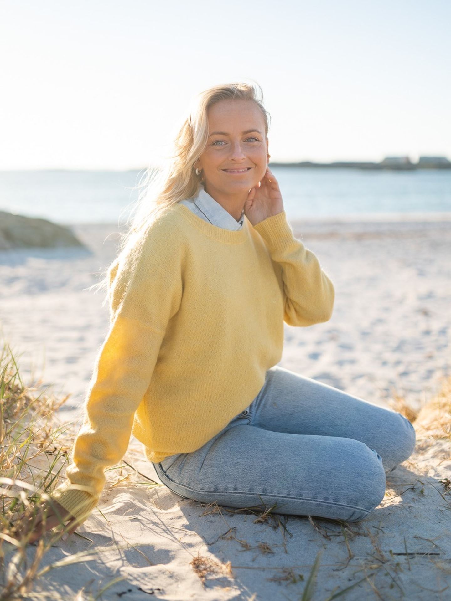 Femme Mohair O-Neck Pullover