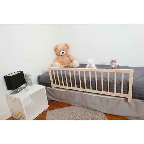 Barrière de lit LIVIA bois naturel 120 cm - BEBE9 REFERENCE