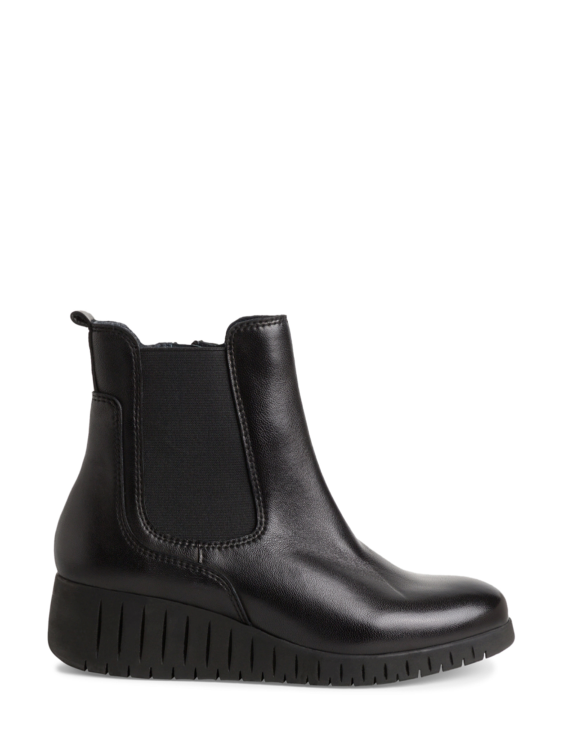Marco Tozzi Soft Leather Wedge Boots
