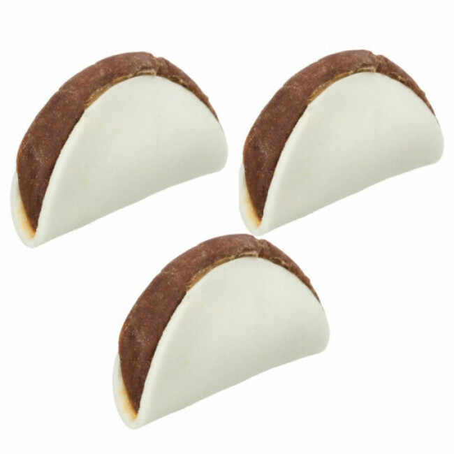Friandises pour chien Tacos peau de boeuf fourrée