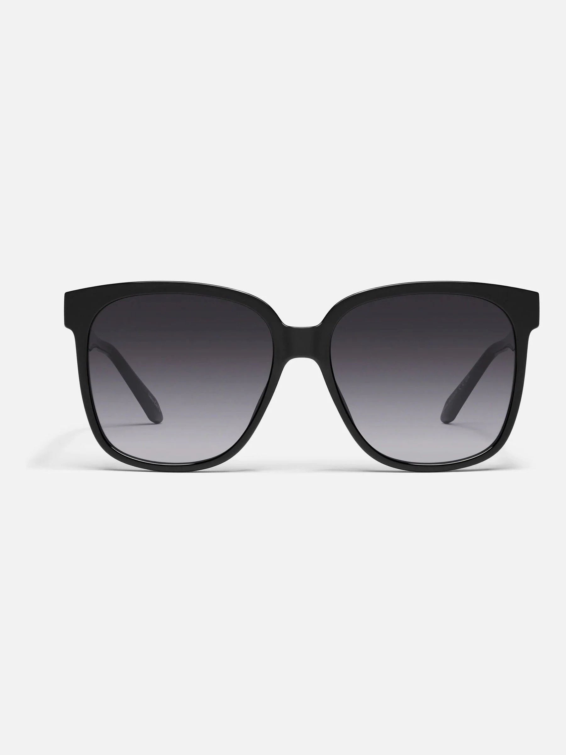Zwart - QUAY Wide Awake Sunglass