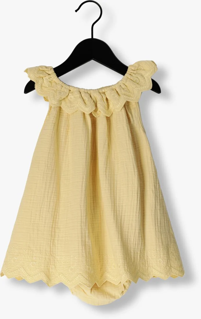 QUINCY MAE beige quincy mae  isla dress lemon