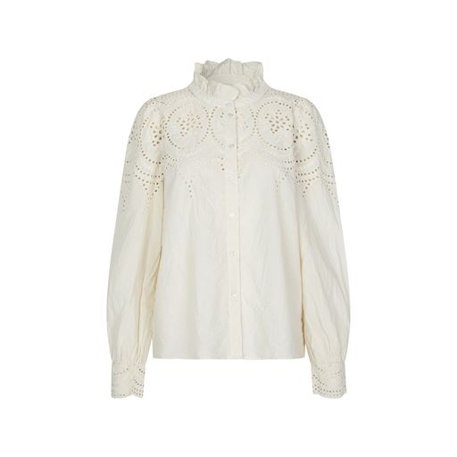 Lollys Laundry Lula Skjorte, Creme, M