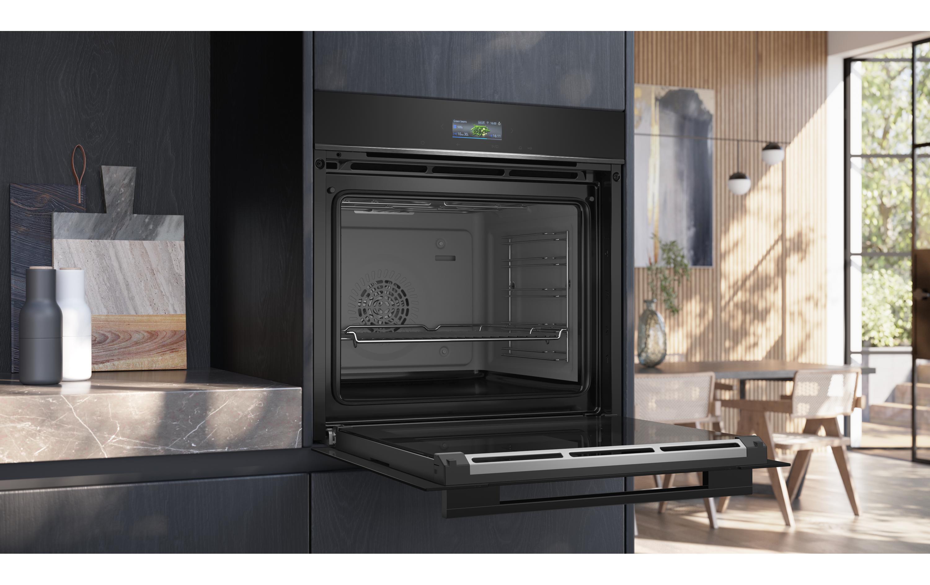 Einbaubackofen HB754G1B1C Schwarz A+<br>Einbauherd