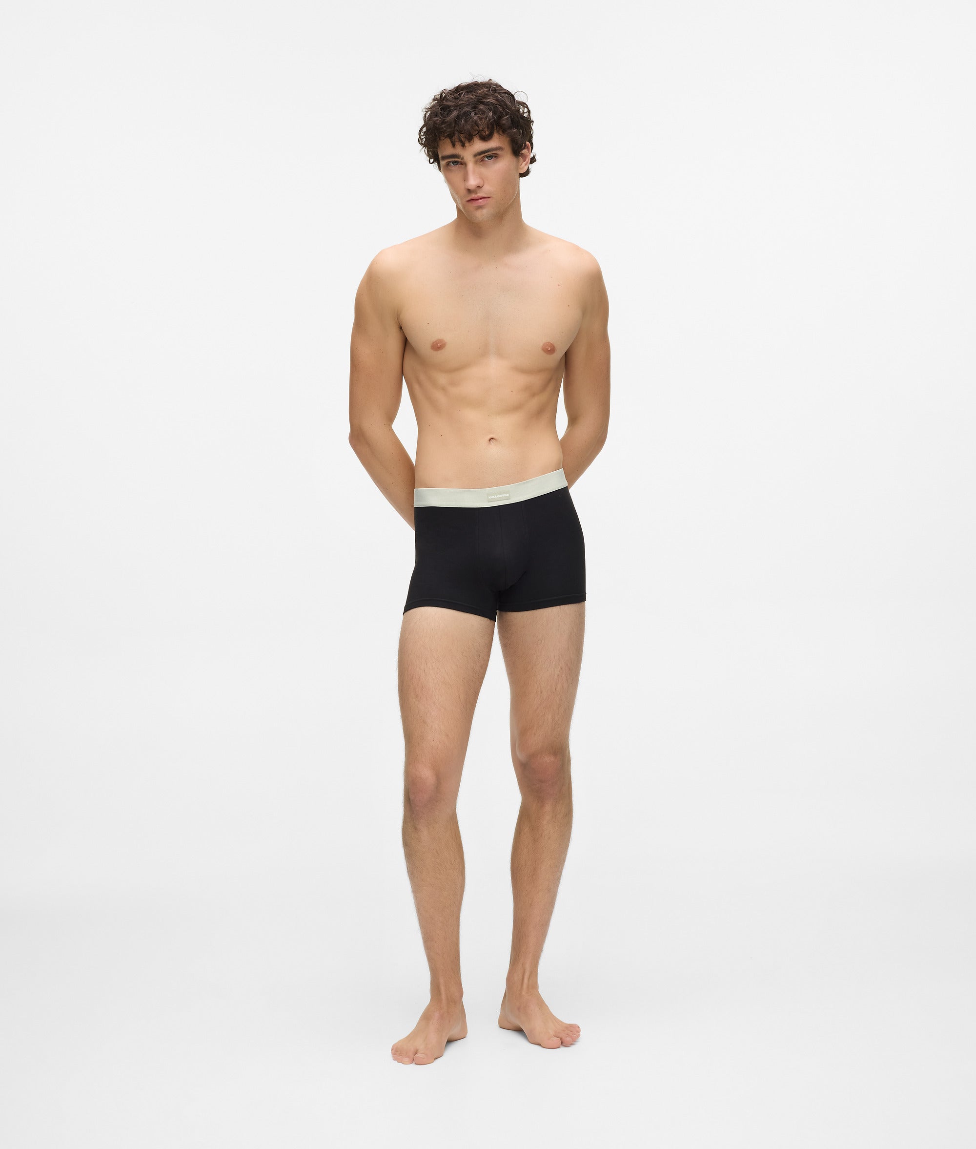 Elastisch lipje met logo boxers - 7 pack