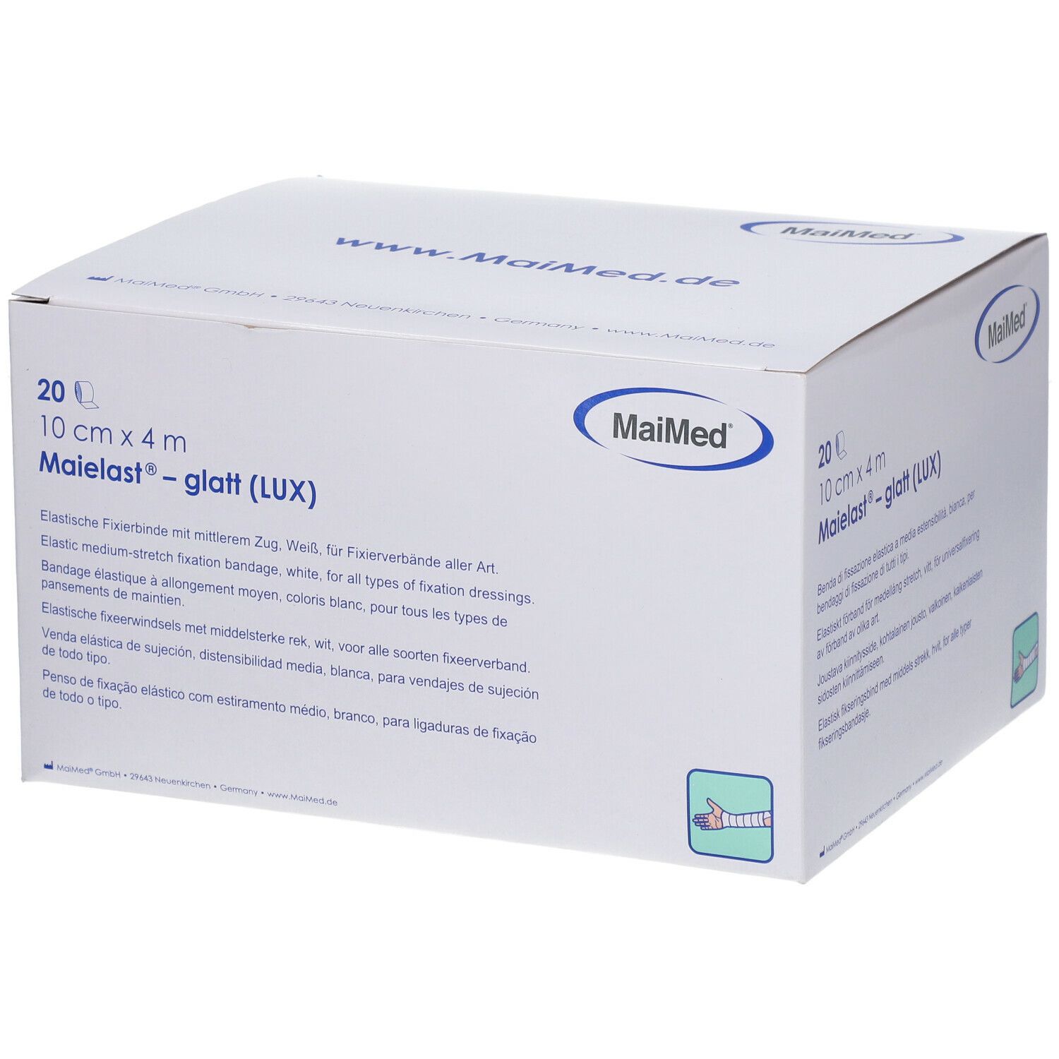 Maielast® Fixierbinden glatt 10 cm x 4 m