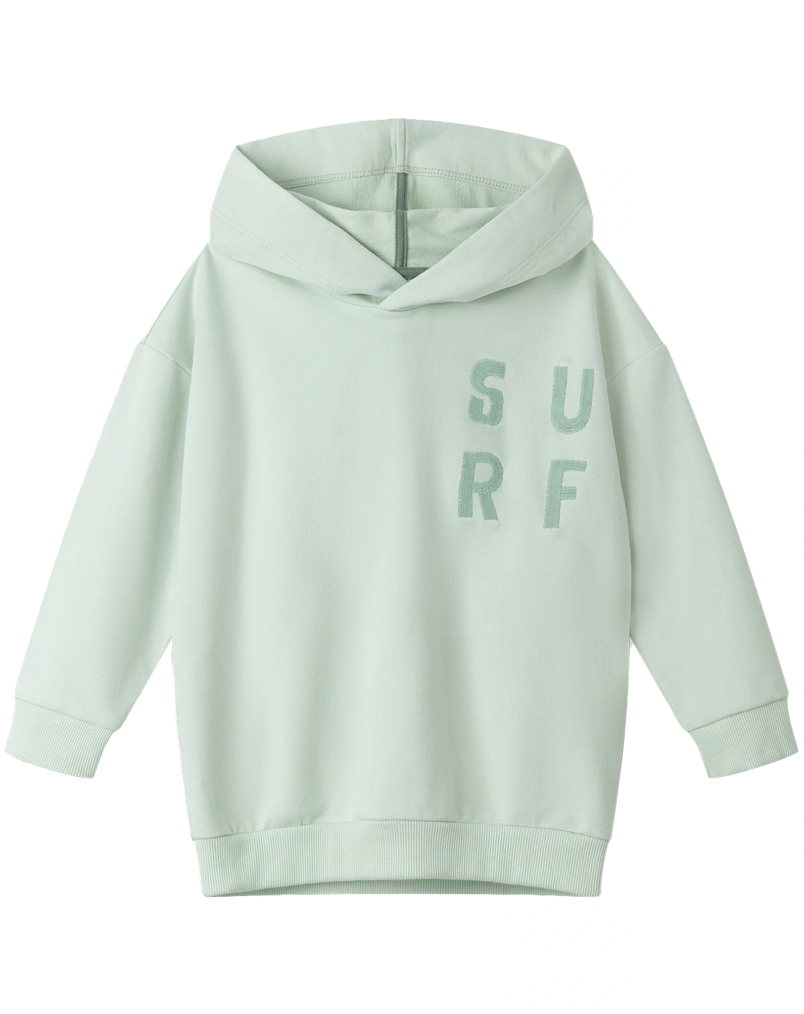 Kapuzen-Sweatshirt SURF in light green