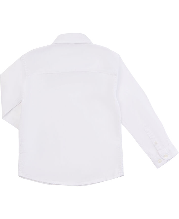 Tommy Hilfiger BOYS STRETCH OXFORD SHIRT L/S White