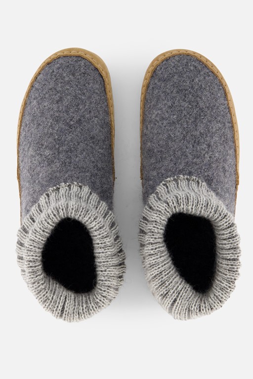 Bergstein cozy lux pantoffels grijs