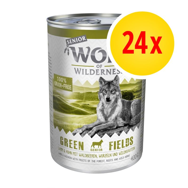 Lot Wolf of Wilderness Senior 24 x 400 g